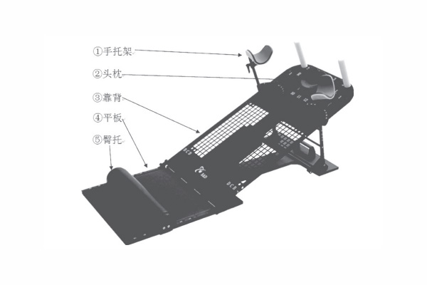 乳腺癌放療專(zhuān)用碳纖維固定支架